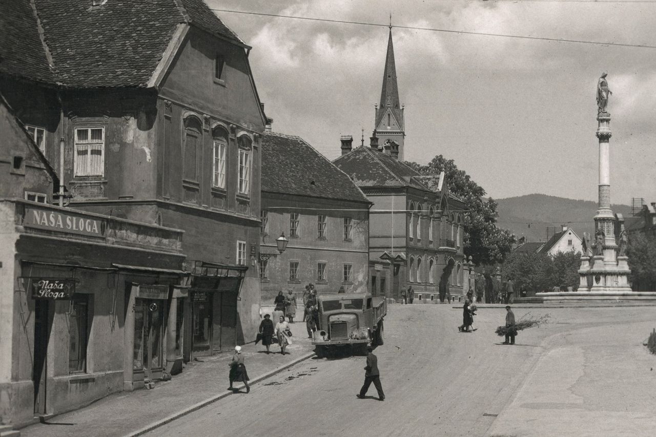 Bakačeva ulica - Kaptol oko 1950. godine